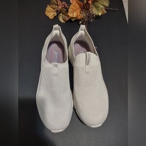 Skechers Women's Cream Slip-On Shoes